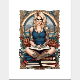 Bookish Blonde Posters and Art